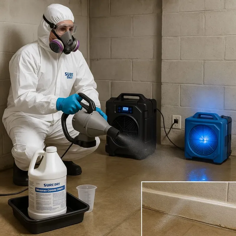 Sanitization and Odor Removal process in Sunbury, PA