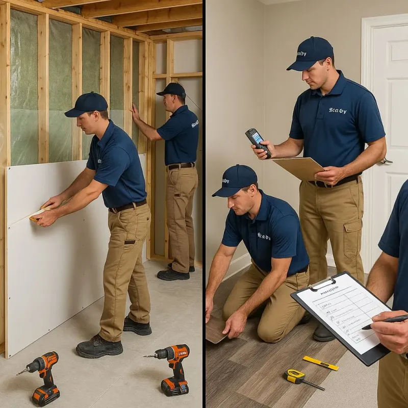 Repairs and Reconstruction process in Sunbury, PA